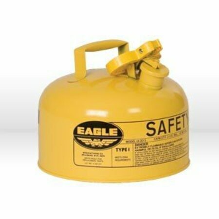 EAGLE SAFETY CANS, Metal - Yellow Diesel, CAPACITY: 2 Gal. UI20SY